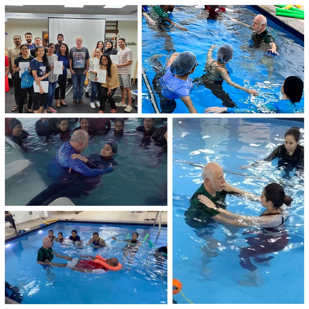 Aquatic Therapy Collage